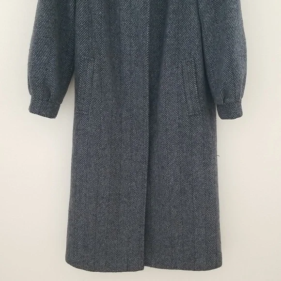 Luna Paris Gray Wool Blend Long Coat